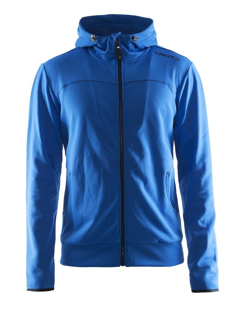 MEN'S LEISURE FULL ZIP HOODIE - SWEDEN BLUE Craft Sportswear NA