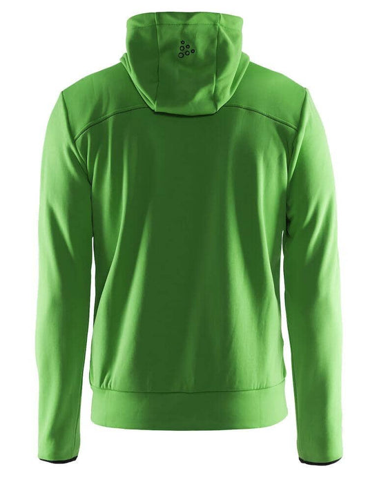MEN'S LEISURE FULL ZIP HOODIE - CRAFT GREEN Craft Sportswear NA