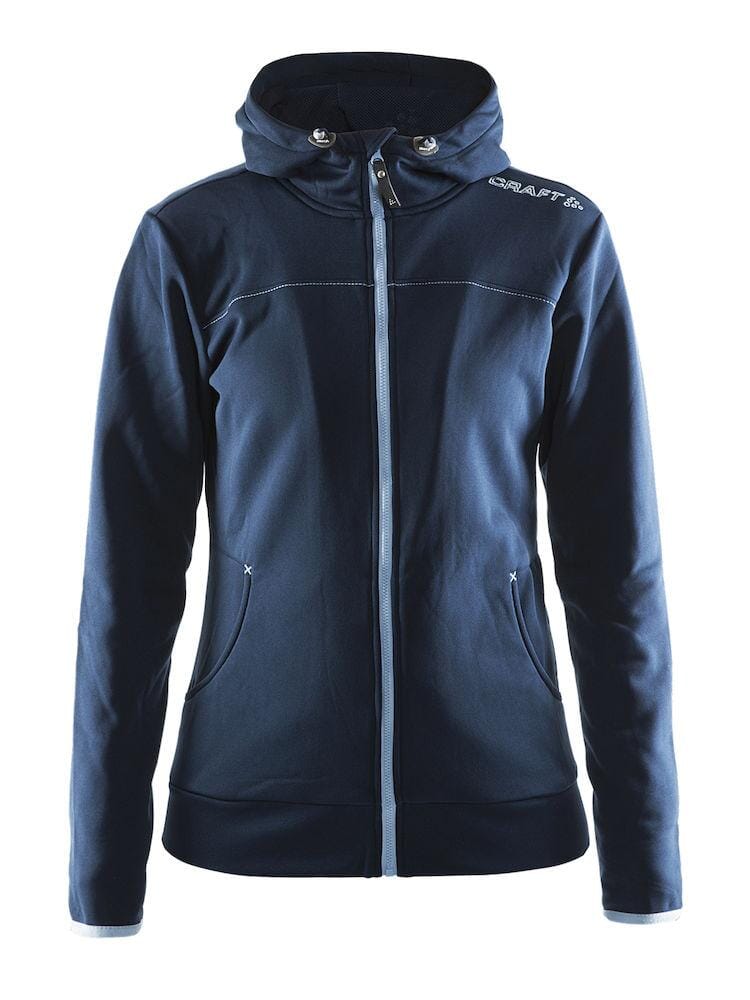 Women's Leisure Full Zip Hood - DK NAVY Craft Sportswear NA