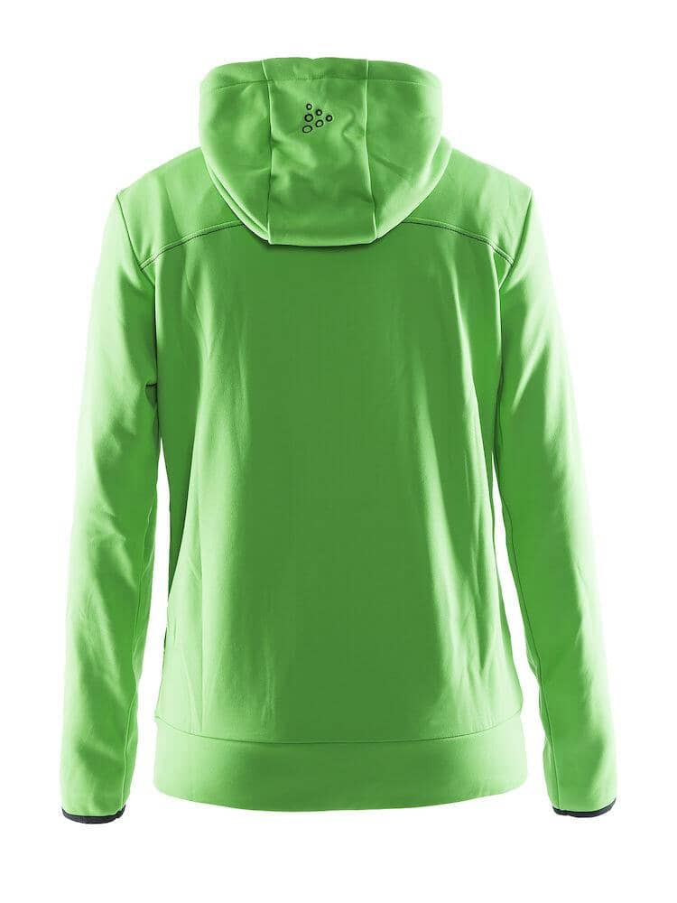 Women's Leisure Full Zip Hood - CRAFT GREEN Craft Sportswear NA