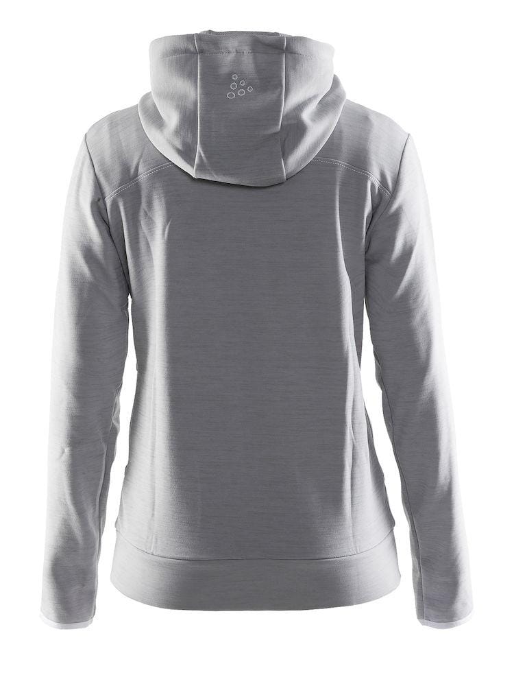 Women's Leisure Full Zip Hood - GREY Craft Sportswear NA