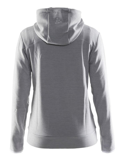 Women's Leisure Full Zip Hood - GREY Craft Sportswear NA