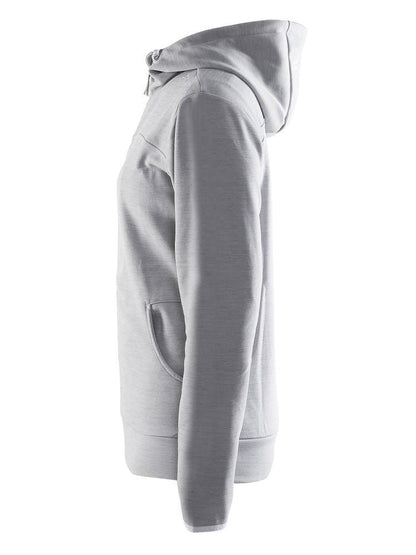 Women's Leisure Full Zip Hood - GREY Craft Sportswear NA