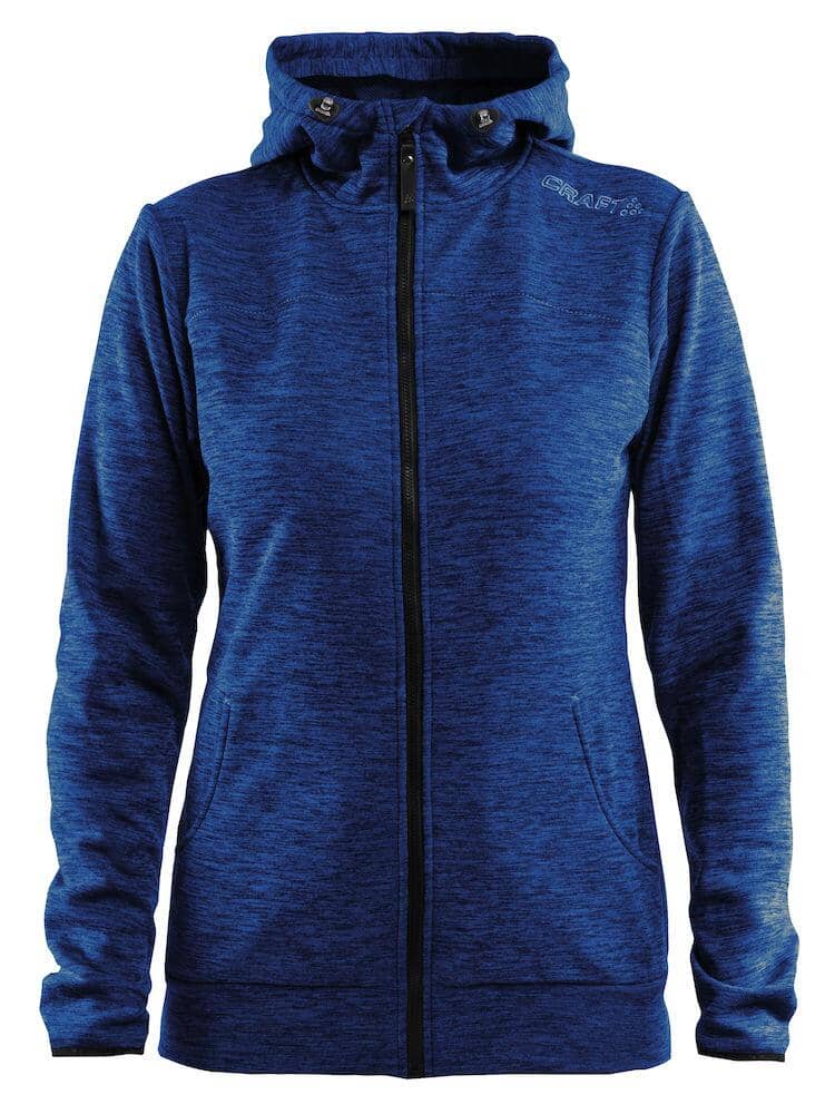 Women's Leisure Full Zip Hood - DEEP MELANGE Craft Sportswear NA