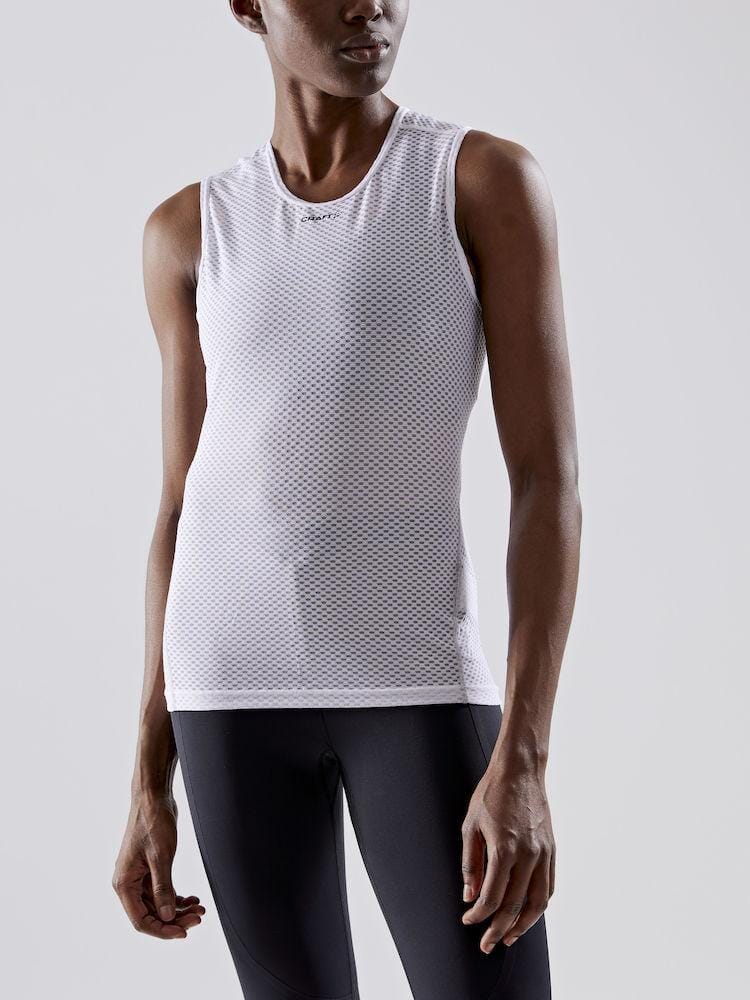 WOMEN'S COOL MESH SUPERLIGHT SLEEVELESS - WHITE Craft Sportswear NA