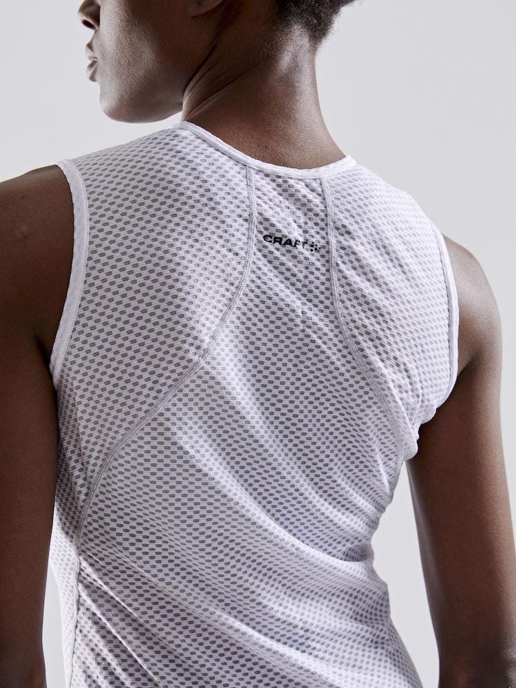 WOMEN'S COOL MESH SUPERLIGHT SLEEVELESS - WHITE Craft Sportswear NA