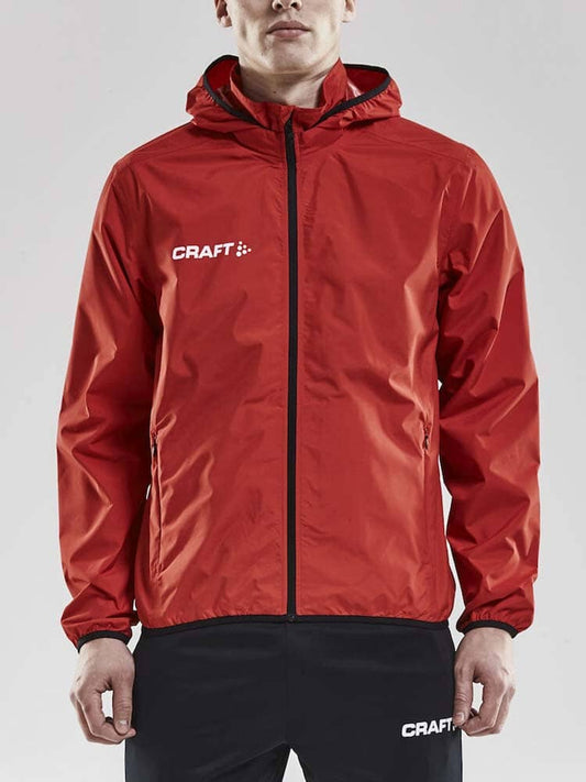 MEN'S CRAFT JACKET RAIN - BRIGHT RED Craft Sportswear NA