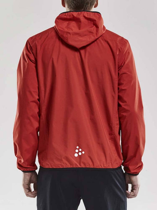 MEN'S CRAFT JACKET RAIN - BRIGHT RED Craft Sportswear NA