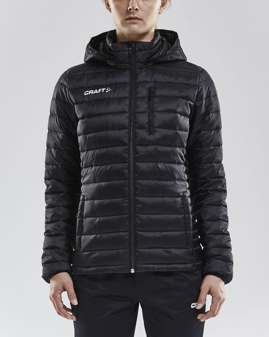 WOMEN'S CRAFT ISOLATE JACKET - BLACK Craft Sportswear NA