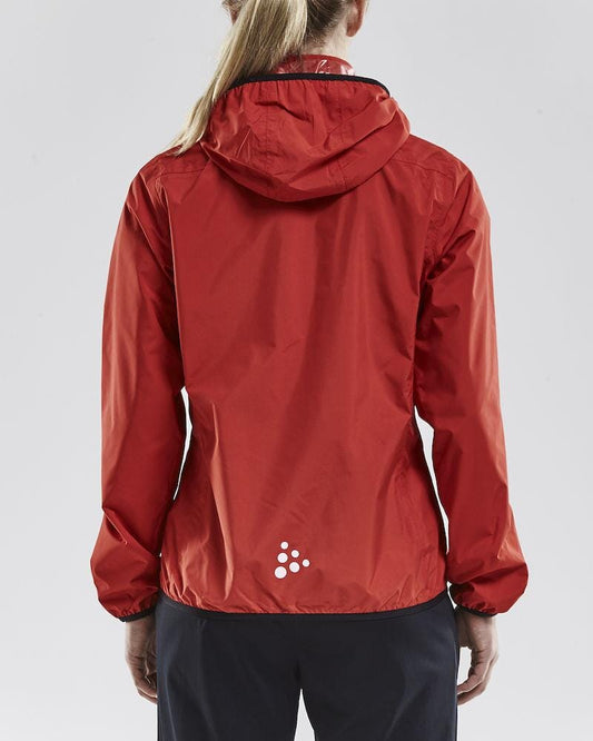WOMEN'S CRAFT JACKET RAIN - BRIGHT RED Craft Sportswear NA