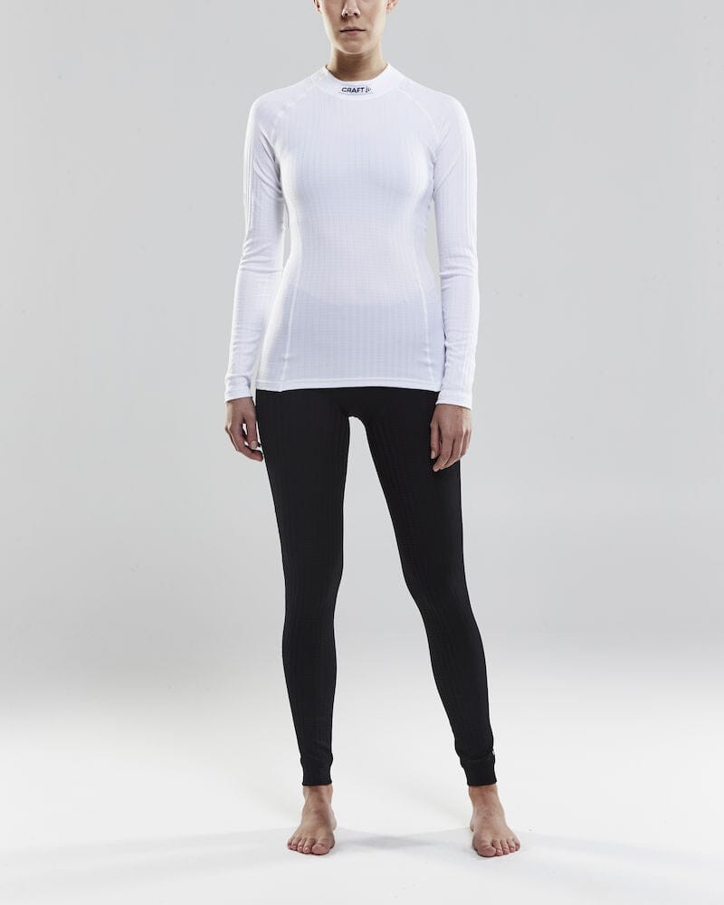 WOMEN'S CRAFT PROGRESS BASELAYER CN - BLACK Craft Sportswear NA