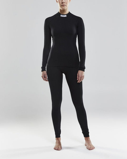 WOMEN'S CRAFT PROGRESS BASELAYER CN - BLACK Craft Sportswear NA