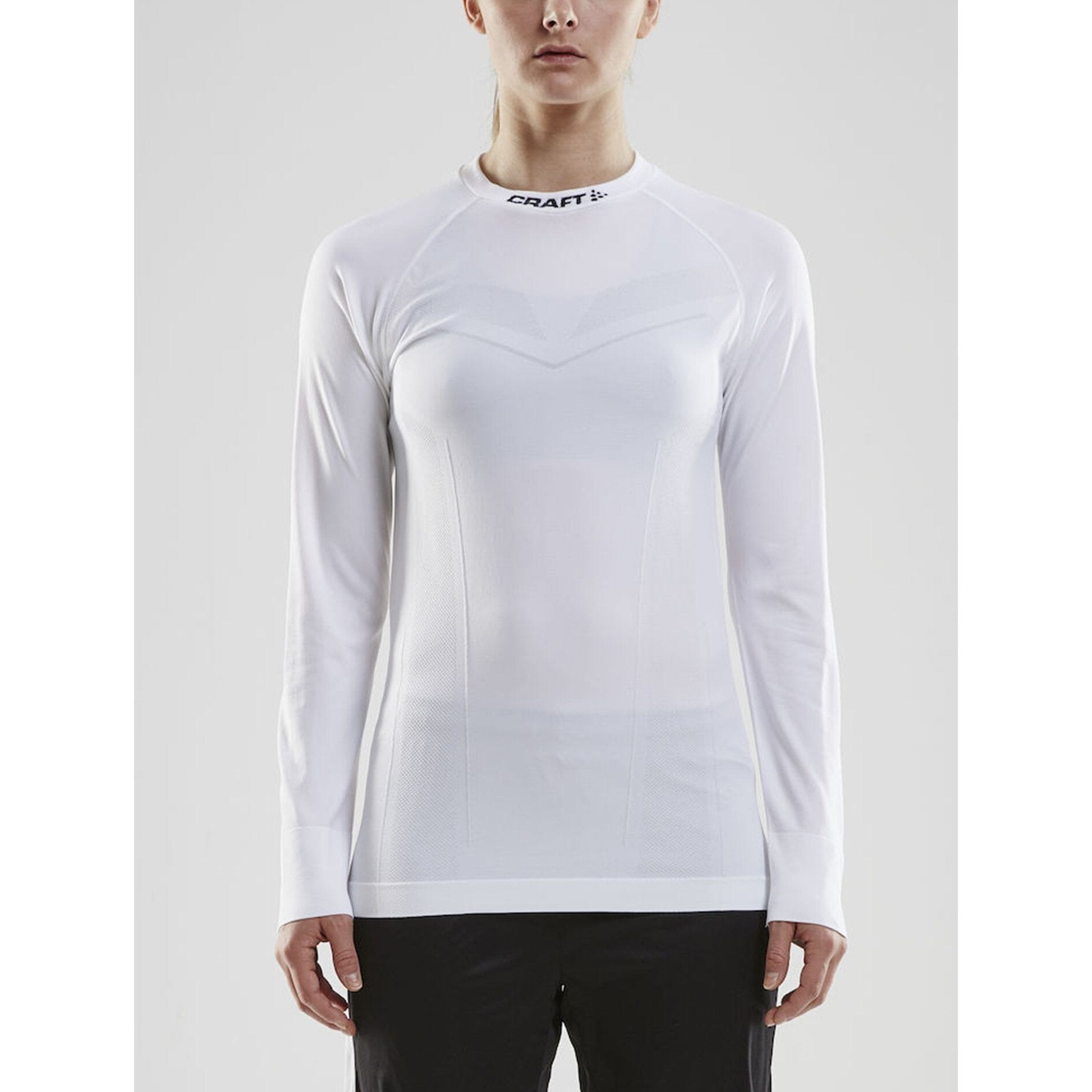 WOMEN’S PRO CONTROL SEAMLESS JERSEY - WHITE Craft Sportswear NA
