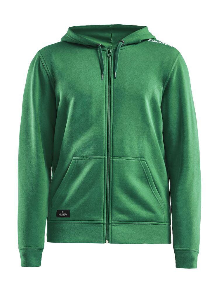 Men's Community FZ Hoodie - TEAM GREEN Craft Sportswear NA