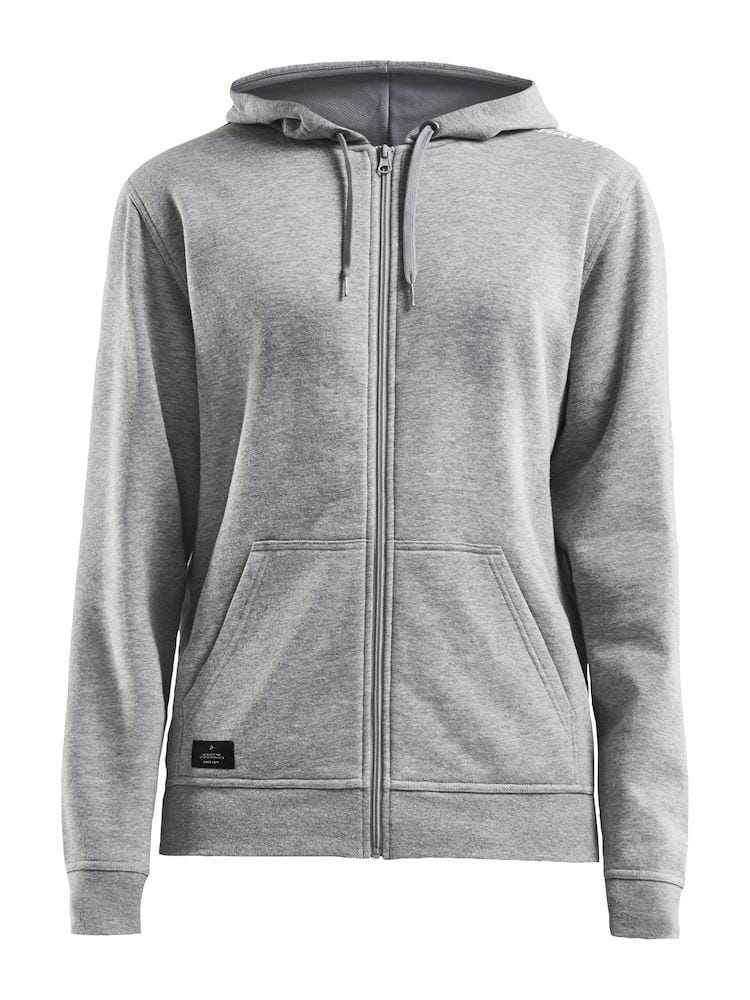 Women's Community FZ Hoodie - GREY MELANGE Craft Sportswear NA
