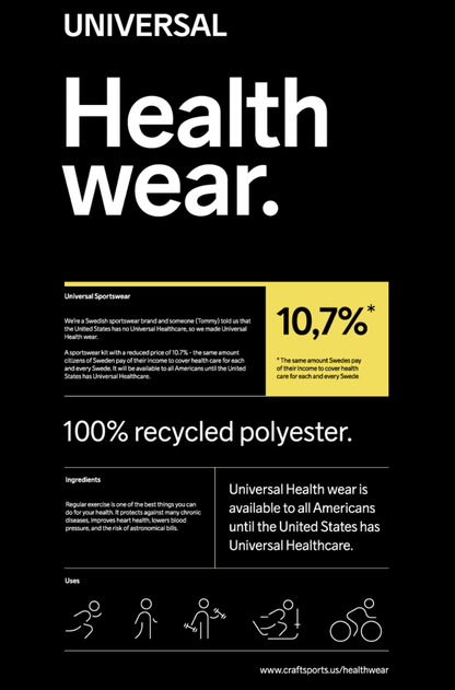 Mens Universal Healthwear Full Zip Hoody Craft Sportswear NA