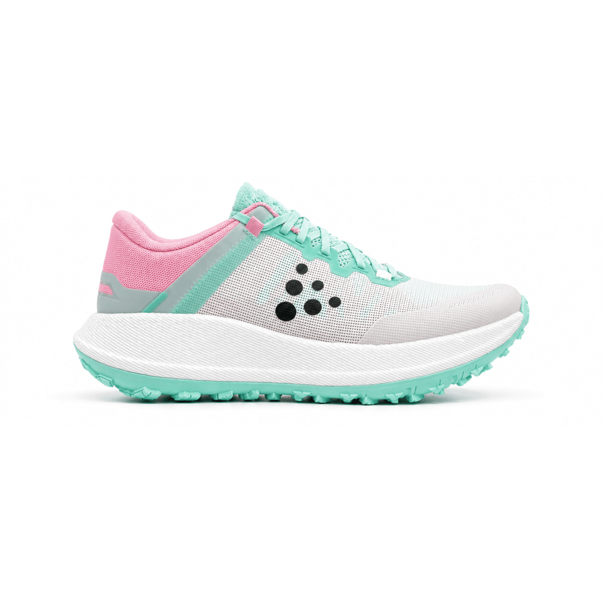 Men's Xplor Pro Gravel Running Shoe - White/Green Footwear Craft Sportswear NA