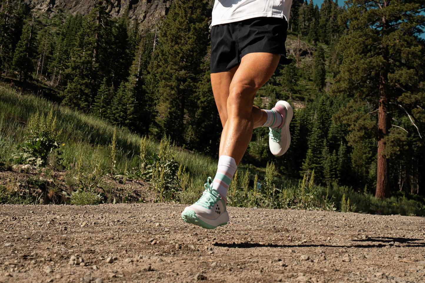 Women's Xplor Pro Running Shoe - White/Green Footwear Craft Sportswear NA