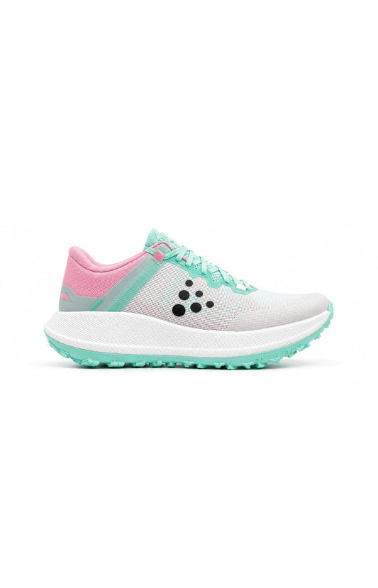 Women's Xplor Pro Gravel Running Shoe - White/Green Footwear Craft Sportswear NA