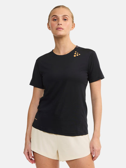 Women's Pro Hypervent Running Tee 2.0 - Black Craft Sportswear NA