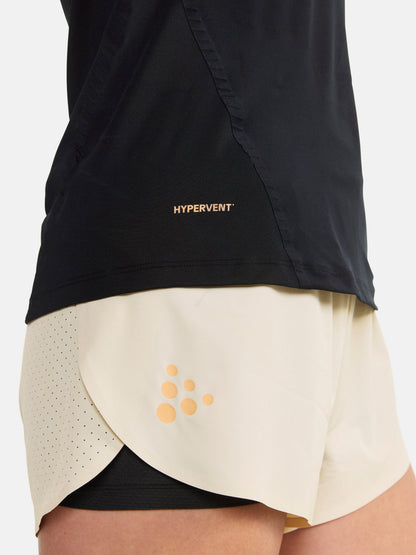 Women's Pro Hypervent Running Tee 2.0 - Black Craft Sportswear NA