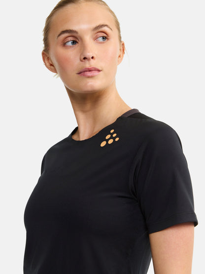 Women's Pro Hypervent Running Tee 2.0 - Black Craft Sportswear NA