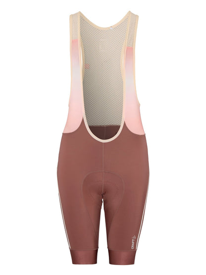 Women's ADV Endur Bib Shorts - Rose Brown/Tofu Craft Sportswear NA