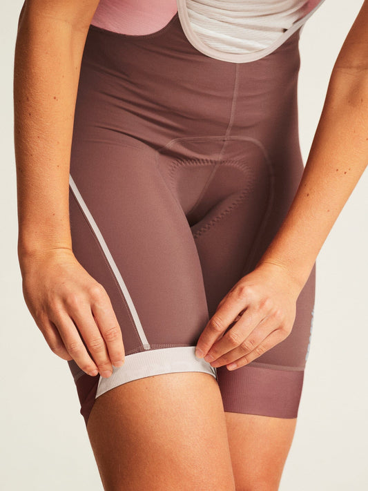 Women's ADV Endur Bib Shorts - Rose Brown/Tofu Craft Sportswear NA