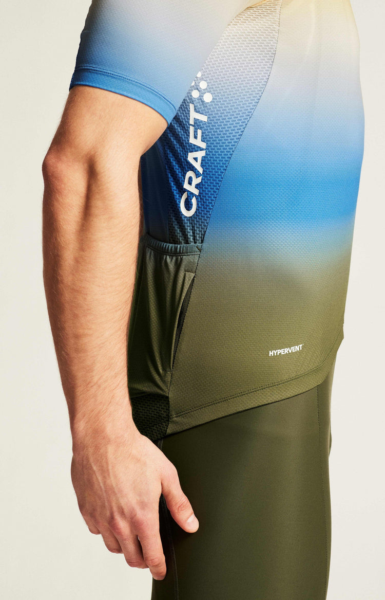 Men's ADV Endur Graphic Cycling Jersey - JUNIPER-MULTI Craft Sportswear NA