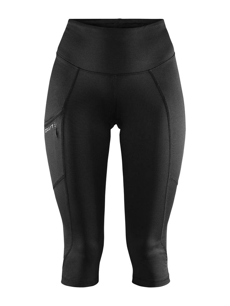 ELBOWGREASE Enduro Flex Women's Capri Soft Mid-Calf Length Sports Legging  Black at  Women's Clothing store
