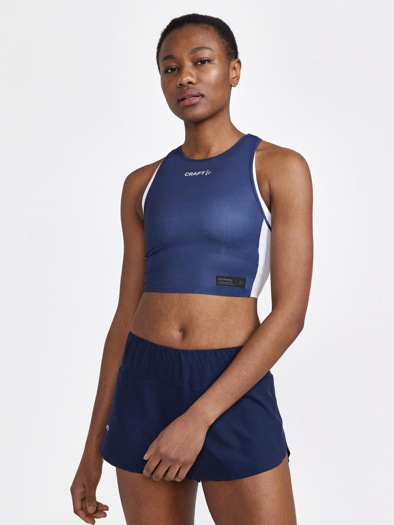 WOMEN'S PRO HYPERVENT RUNNING CROPPED TOP